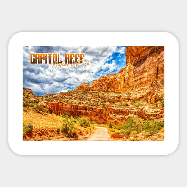 Capitol Reef National Park Sticker by Gestalt Imagery